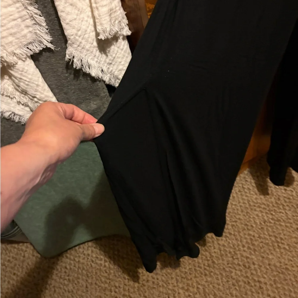 7th Ray Black Wide Leg Women's Pants - Picture 8 of 13
